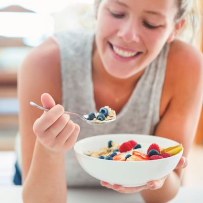 Woman Eating